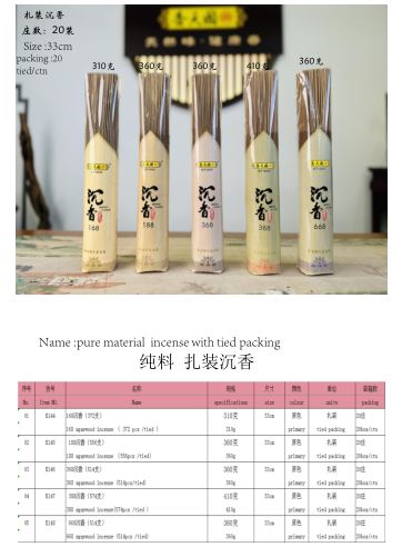 产品型号：K144,K145,K146,K147,K148 ，产品名称：168（188，368，388，668）纯料扎装沉香